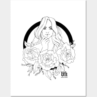 Girl&Roses Posters and Art